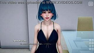 feeling the intense emotions as my bully lover rides me cowgirl style with footjob in this asian game