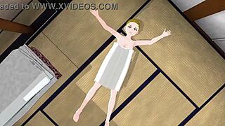 Emma nøgen i vild happening på gravure-shoot