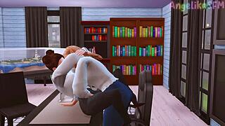 My Futanari Boss Seduces Secretary for Deep Throat