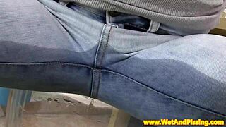 PlaneJane Blonde Closeup Toying With Water Play