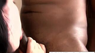 Chubby Brunette Babe Has Interracial Sex In The Hotel?