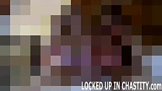 I will punish you with a chastity device in femdom bondage