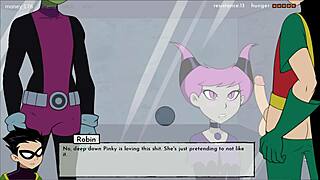 18Titans Episode 13: Raven's Handjob Scene