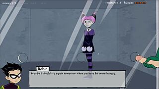 18Titans Episode 13: Raven's Handjob Scene