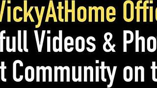 Big Tits Vicky Vette Drills Her Holes