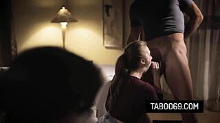 Busty Milf Lena Paul Gets Her Ass Fucked By Bosses Husband