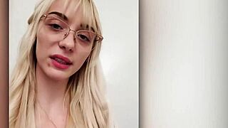 Cecelia Taylor and Mazee the Goat shine next door