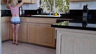 Step bro, I mean, he goes cock feeding on Stevie Grey behind the couch