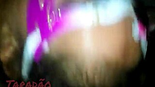 Big tit milf gets cum on face in lingerie 😍