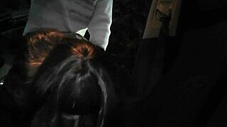 Fun with t-girls at a car park and in a porn theater 😈