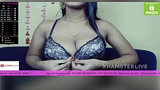 Hot Janu Casually Strips Off Her Bra Revealing Big Tits