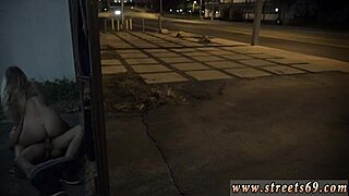 Blonde gets anal punished, bound and dominated in garage