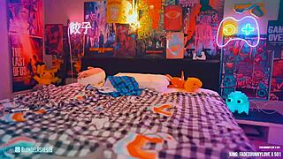 i can be your little 18+ cosplayer, she whispers, fingering herself on webcam.