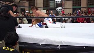 Intense Fight Between Douyu and Apple Miyuki in NTW 2013