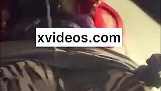 Is this ebony trans slut giving sloppy deepthroat to bbc?