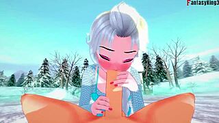 Saako Elsa kunnolla nussia?