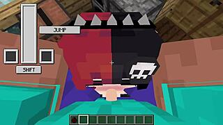 Stepsister sucks dick while fingering wet pussy