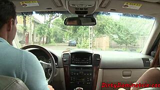 European domina enjoys doggystyle threeway with sub using toys