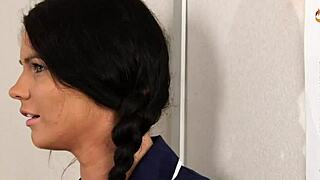 Nurse Begs for Facial Cumshot in POV Encounter