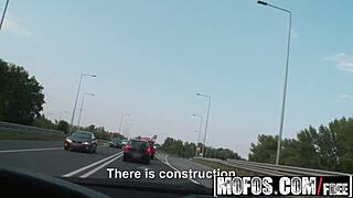 Horny Teen 18+ Kira Queen Pulls Over To Suck And Fuck That Hard Cock - Mofos