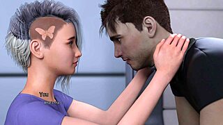 Horny Cyberpunk Blonde Rides Face With Anal Fingering!