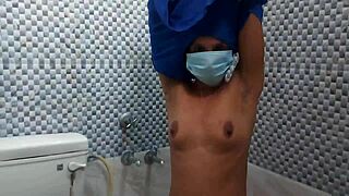 Arab Woman Dominates in Cowgirl Position