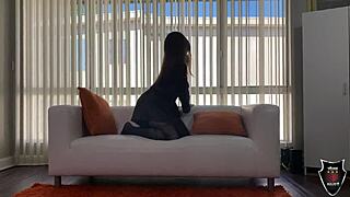 hot brunette hazel moore cant wait to suck and fuck rome majors thick dick!