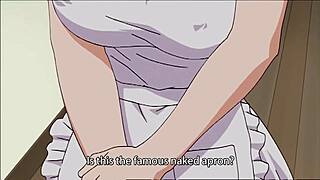 Wow, this cute maid in stockings loves blowjobs and toys in uncensored hentai!