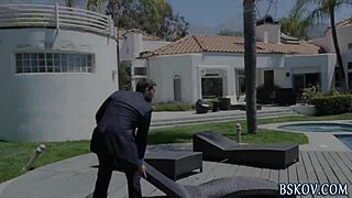 cherie deville in blonde lingerie scene with big tits highlights.