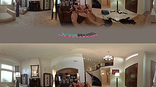 Nikki's giving you a raise in this voyeur VR experience