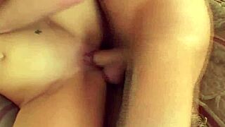 Sabine says, 'I'm so hungry for your cum, stepbro, swallow it all!'