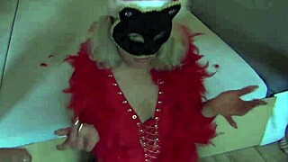 Xmas Kitten Swallows 8 Cumloads!