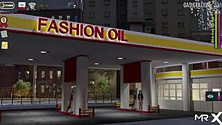 I saw this huge cock in the game