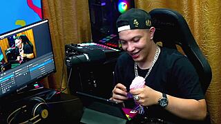 Latina Havena Cep Teases with Toy Handjob in Podcast