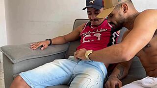 Boy caught us and wanted to join sucking