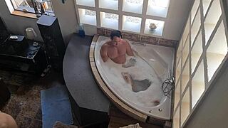 Spa Bath Three Girls One Guy Orgy Reverse Gangbang Interracial!