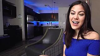 Kendra spade, an 18-year-old teen, eagerly rides her stepfather's large cock in a nude scene, performing blowjob and other sexy acts.