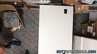 gay shoplifter getting facialized?