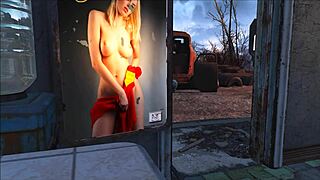 Blonde Teen 18+ Feels Intense Pleasure With Dildo In Fallout 4