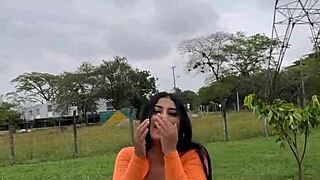 Thalia's Reunion Ends In Hardcore Public Fuck With Cum In Mouth!