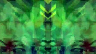 skinny guy crossdresses and fingers in lake