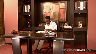 Can Debbie White Handle the Big Black Boss's Intense Bang?