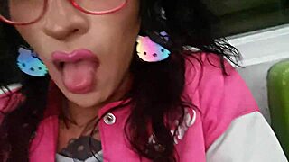 I saw this femboy showing his panties on the metro, so hot!