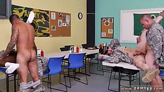 Drill it hard! Japanese military guys in raw gay action like never before!