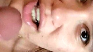 Italian Redhead Amateur Rebels During Intense Deep Throat Session