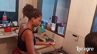 In the kitchen where the fun started with Myllena Rios