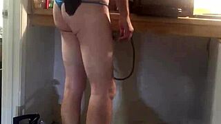 caught the gay plumber with a dildo