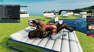 Deepthroat That Monster Black Cock, You Whore! Handsome Bodybuilder Bull Dominates With Boobs And Muscles!