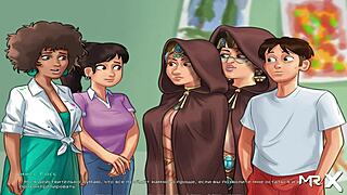 Summertime Saga's erotic picture for headmistress E4 71 😘