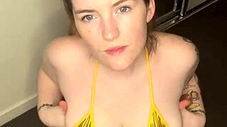 look down at my massive tits